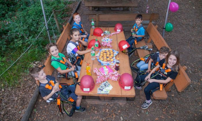 Kindergeburtstag im Kletterwald Hennef © Freiraum Erlebnis GmbH